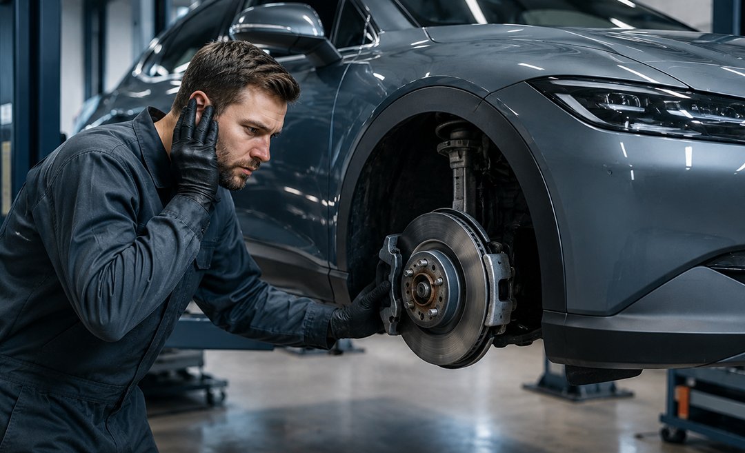 Do Electric Vehicles Need Brake Lubricant  The EV Brake Noise Problem
