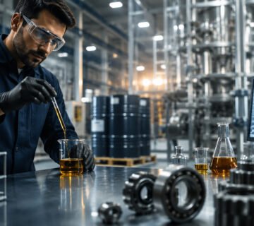 Quality control testing for industrial lubricants in the UAE 